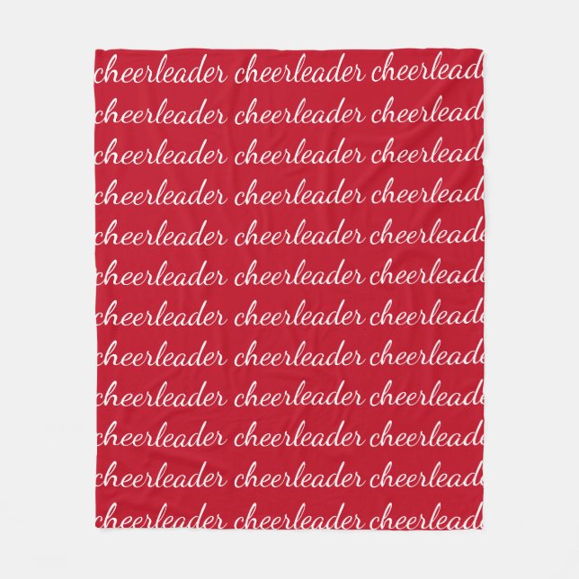 Cheerledare Fleece Blanket (Framsidan)