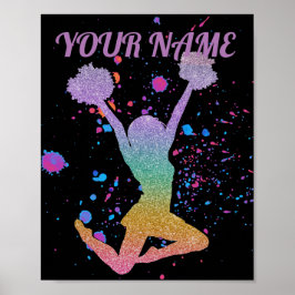 CheerLedare för högskola eller högskola Poster