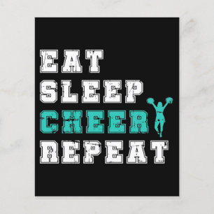 Cheerledare Gift Dance Teknisk design Flygblad