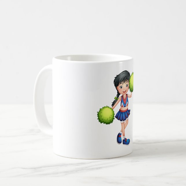 Cheerledare Girl Kaffemugg (Framsida vänster)