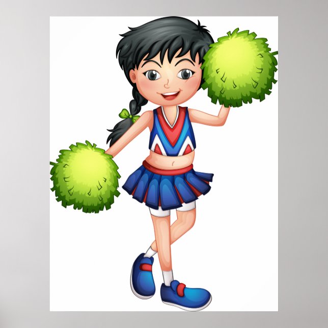 Cheerledare Girl Poster (Framsidan)