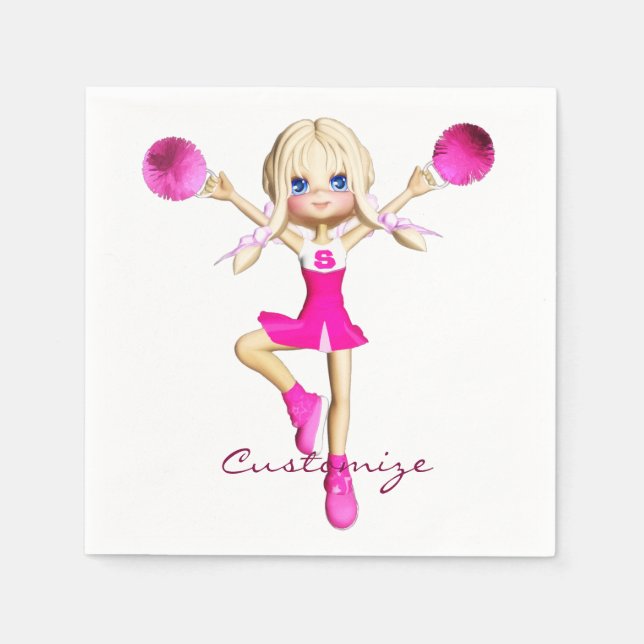 Cheerledare Gonna Cheer Thunder_Cove Pappersservett (Framsidan)