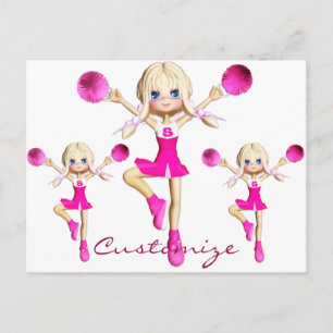 Cheerledare Gonna Cheer Thunder_Cove Vykort
