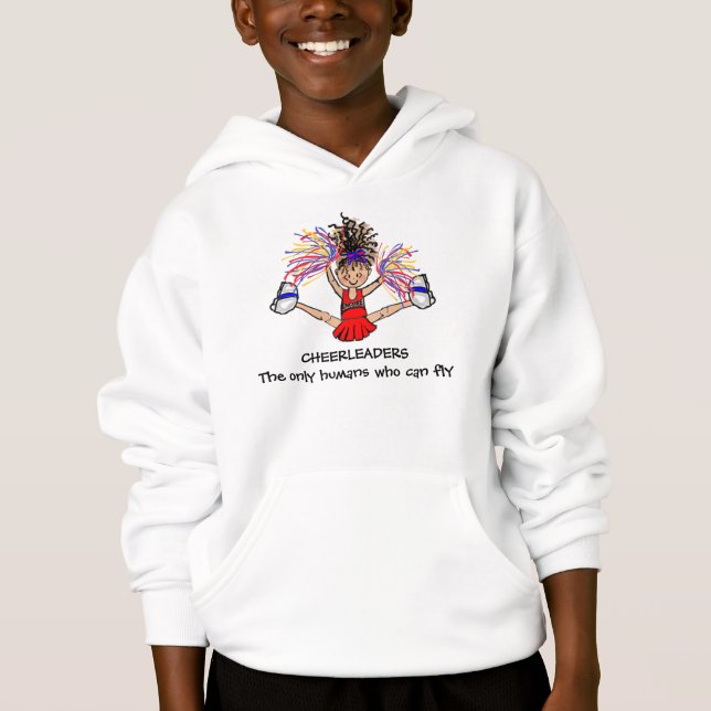 Cheerledare Hoodie Tee Shirt (Framsida)
