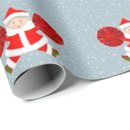 Cheerledare jul Helgdag Gift Presentpapper