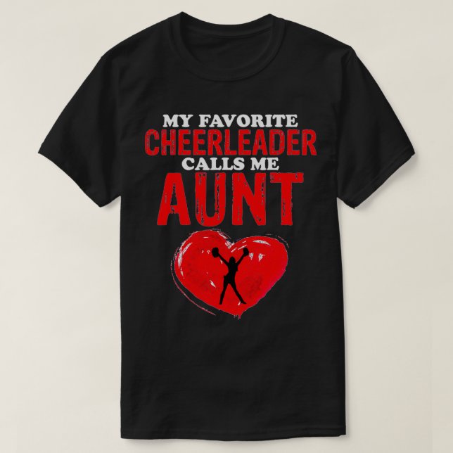 Cheerledare kallar mig Moster Cheer Mamma Women Ch T Shirt (Design framsida)