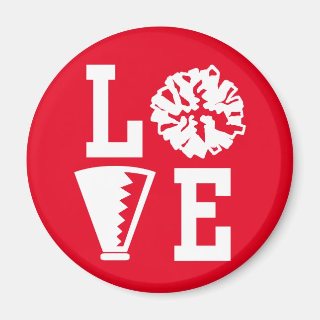 CheerLedare Kärlek Magnet (Framsidan)