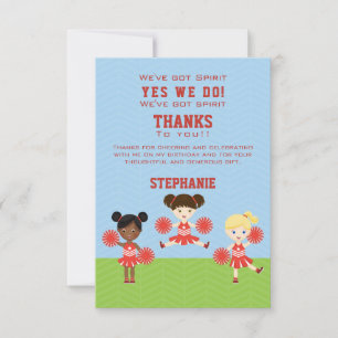 Cheerledare Party Inbjudningar