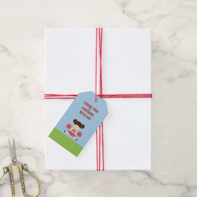 Cheerledare Party Presentetikett (Med Snöre)