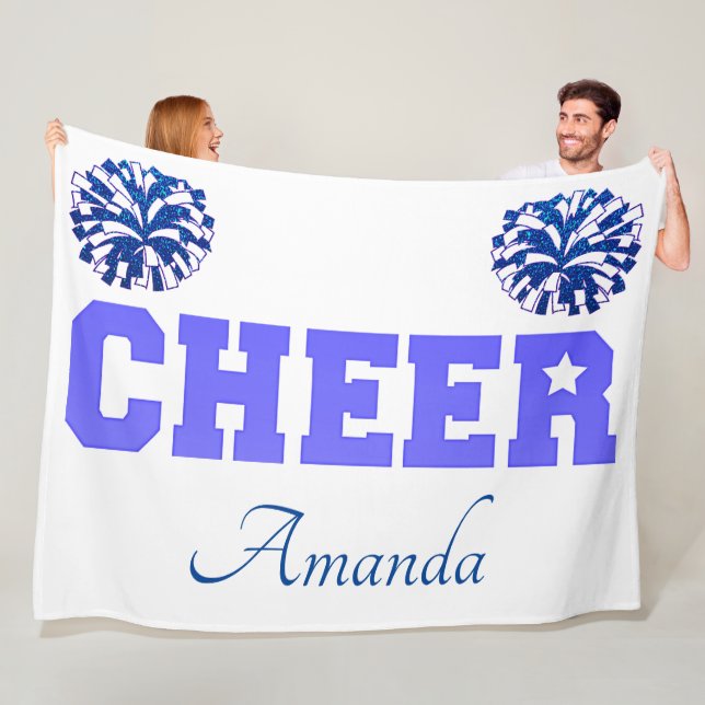 Cheerledare Pom Cheer Fleece Blanket (På plats)