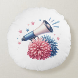 Cheerledare Rund Kudde