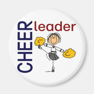 Cheerledare Stick figur Magnet