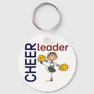 Cheerledare Stick figur Nyckelring