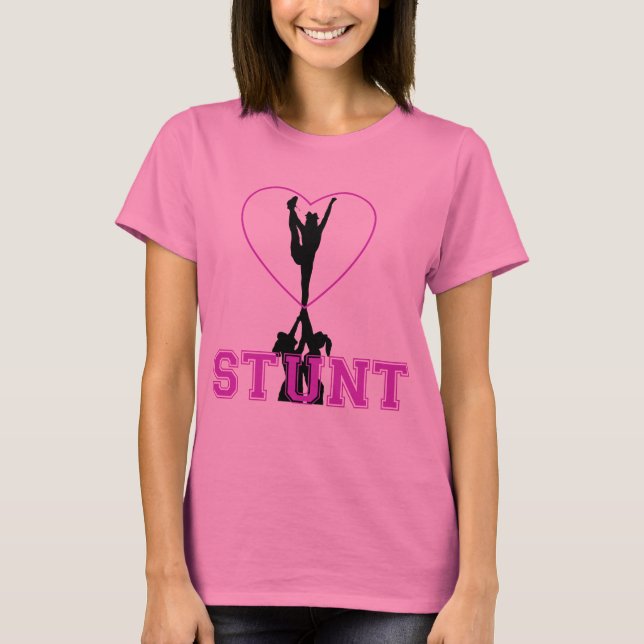 Cheerledare Stunt Tumbling Tye dye shirt T (Framsida)