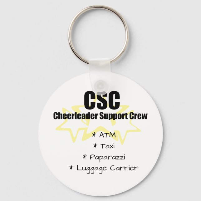 Cheerledare Support Crew Nyckelring (Framsida)