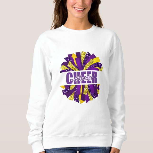 Cheerledare Sweatshirt T Shirt (Framsida)