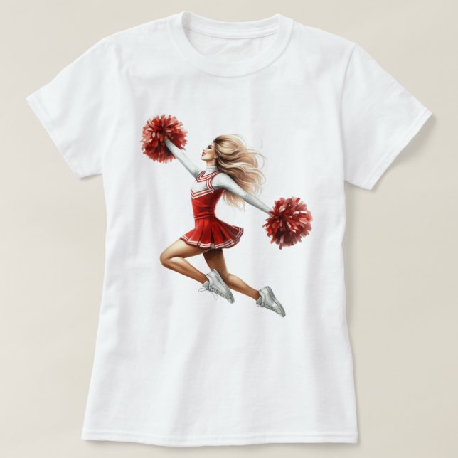 Cheerledare T Shirt (Design framsida)