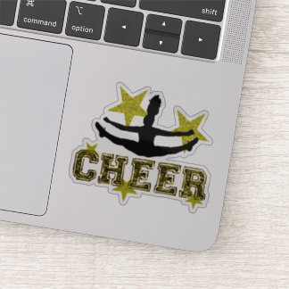 Cheerledare toe touch vinylklippt dekal