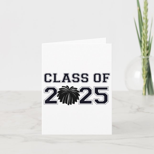 Cheermanager Cheer Cl från 2025 Studenten Gra Kort (Framsida)