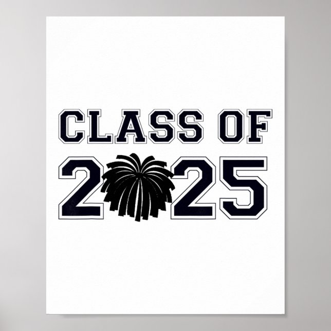 Cheermanager Cheer Cl från 2025 Studenten Gra Poster (Framsidan)