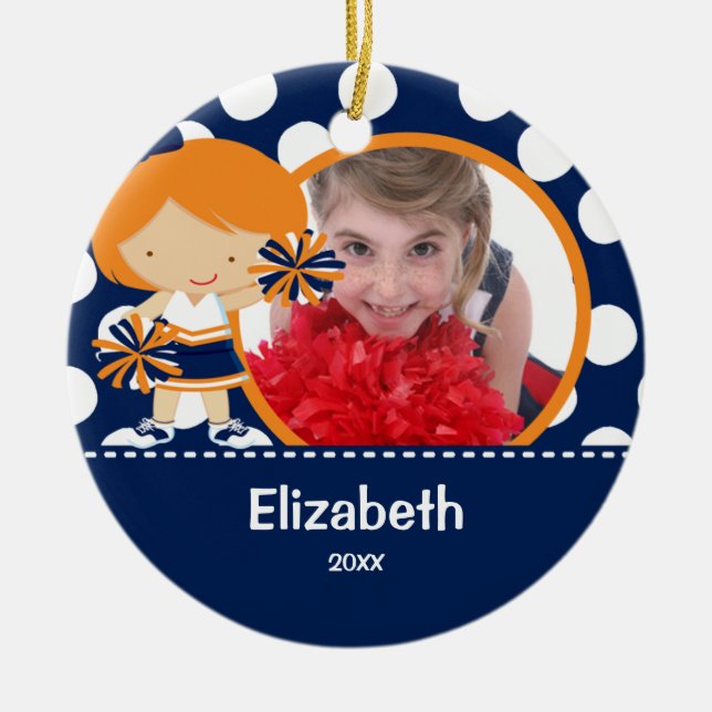 Cheermanager Cheer Photo-julprydnad Julgransprydnad Keramik (Framsidan)