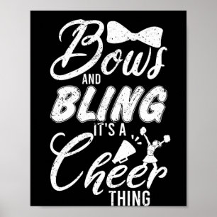 Cheermanager Dance Bows och Bling's a Cheer Sak Poster