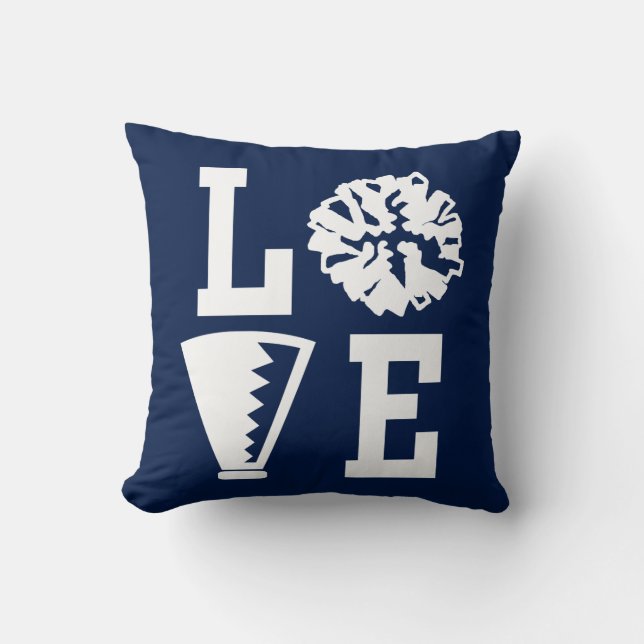 Cheermanager Kärlek, Blue Cheer Cushion Kudde (Framsida)