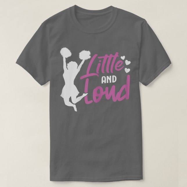 Cheermanager Little och Loud Cute Cheerlead Chee T Shirt (Design framsida)