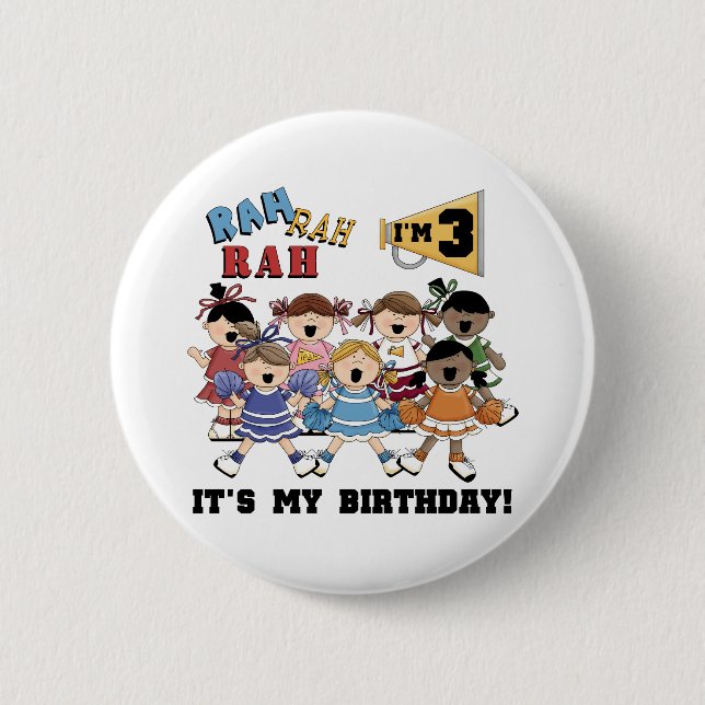 Cheermanager T-shirts och gåvor från 3:e födelseda Knapp (Framsida)