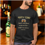 Cheers and Beers Personlig Svärmorsfest T Shirt<br><div class="desc">Ha kul med detta när killarna firar. Cheers and Beers -- personlig med brudgummens namn och datum för festen.   Om du har några designfrågor eller en särskild förfrågan,  vänligen skicka ett chattmeddelande och vi hjälper dig gärna.</div>