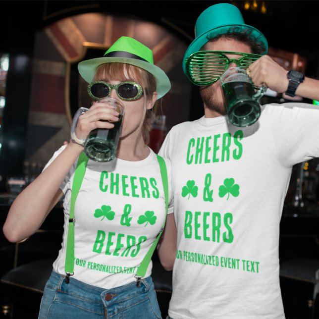 Cheers and Öl Party Event T Shirt (Skapare uppladdad)