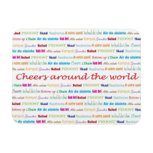 Cheers_Around World_multien-language Magnet