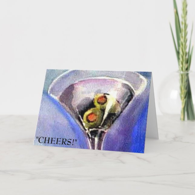"CHEERS!" Av Karen J. Lagrar Kort (Framsida)