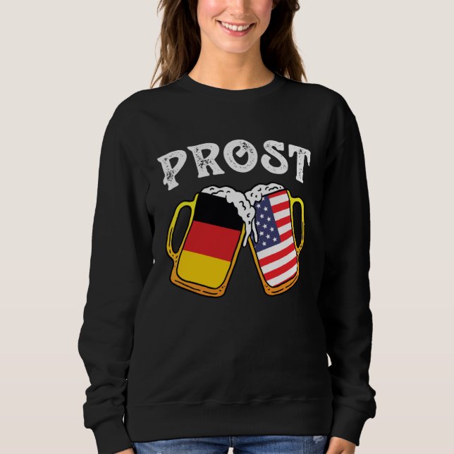 Cheers Beer Mug Germany America beer party T Shirt (Framsida)