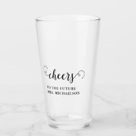 Cheers Bride to be Bröllop Glaskopp