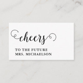 Cheers Bride to be Bröllop Rådkort