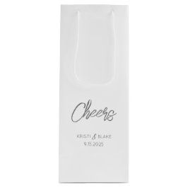 CHEERS Bröllop DATE par NAMN Modern minimalist