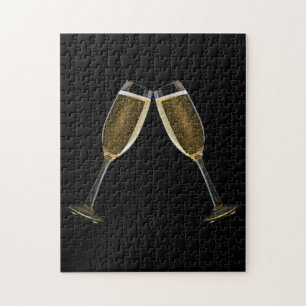 Cheers Champagne Firande jul Nya år Pussel