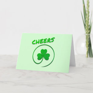 Cheers Clover Shamrock Allt syfte Filta Kort