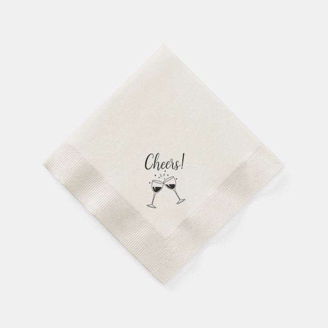 Cheers Cocktail Party Napkins Pappersservett (Hörn)