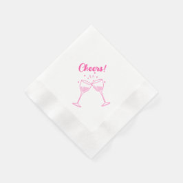 Cheers Cocktail Party Pappersservett
