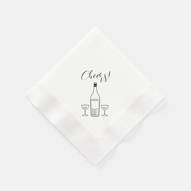 Cheers Cocktail Party Pappersservett (Hörn)
