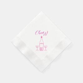 Cheers Cocktail Party Pappersservett