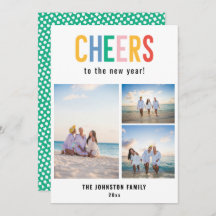 CHEERS Colorful New Year's Photo