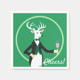 Cheers Deers! Pappersservett