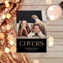Cheers | Dekorativ text Gott nytt år 2-foto