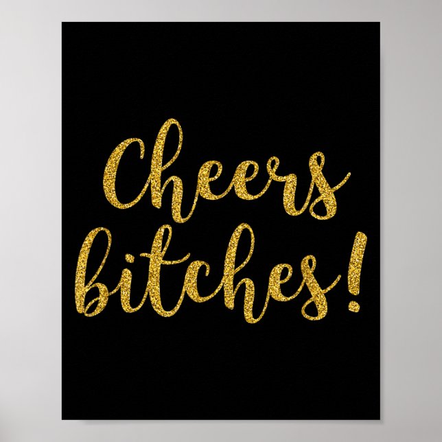 Cheers Es Happy New Year Celebration New Years Eve Poster (Framsidan)