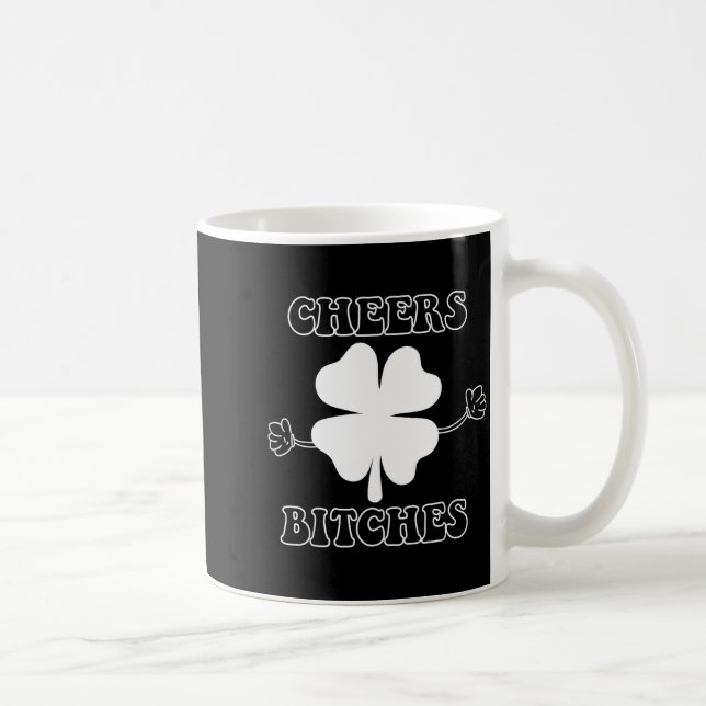 Cheers Es Lucky Clover Saint Patrick's Day Iri-shi Kaffemugg (Höger)