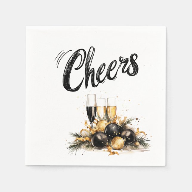 "Cheers" Firande Napkins Pappersservett (Framsidan)