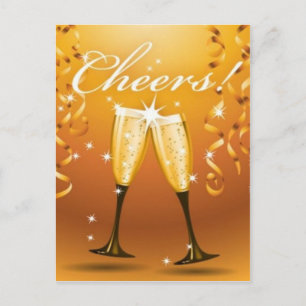 Cheers firande vykort